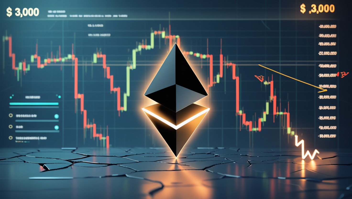 ETH Token on a bearish graphic market